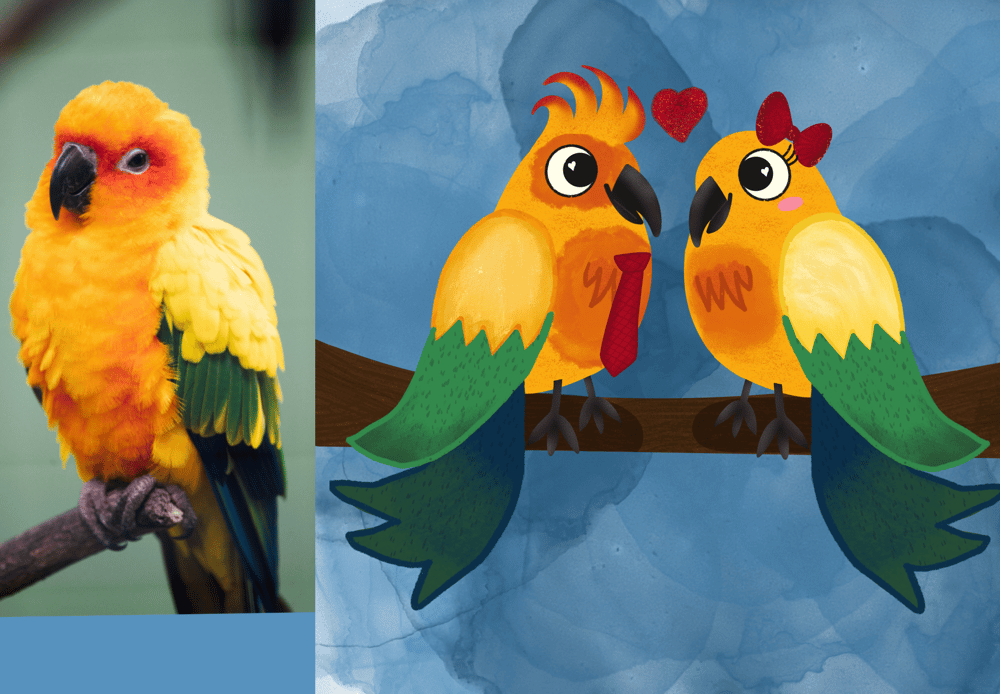 Lovebirds - image 1 - student project