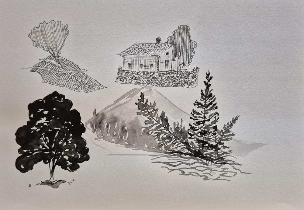 Think in INK: A 7-Day Analogue and Digital Inking Challenge - image 7 - student project