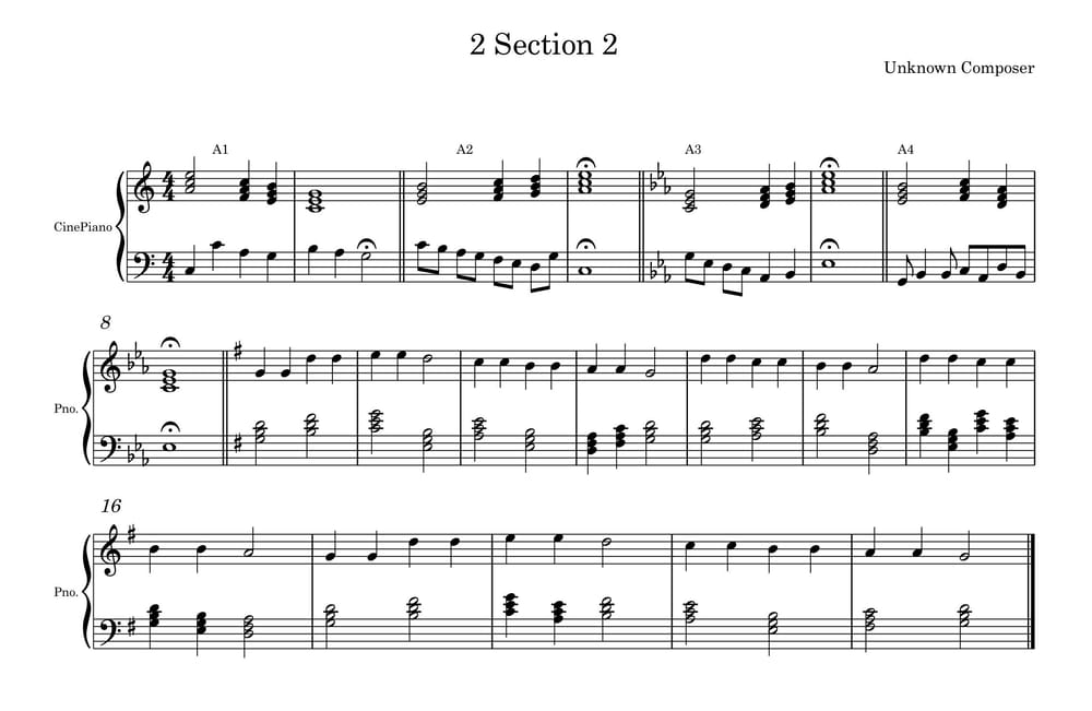 Music Composition 2 assignments - image 2 - student project