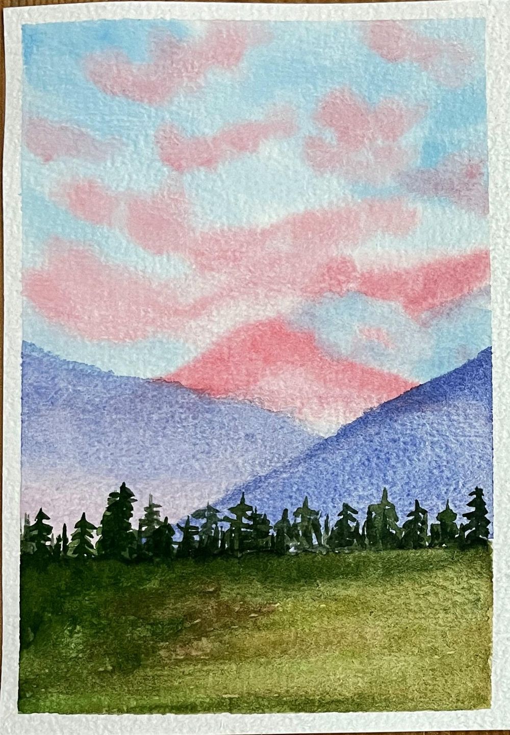 50 days of Watercolour paintings - image 5 - student project