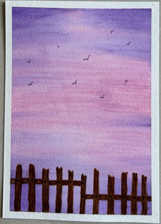 7 watercolor skies - image 4 - student project