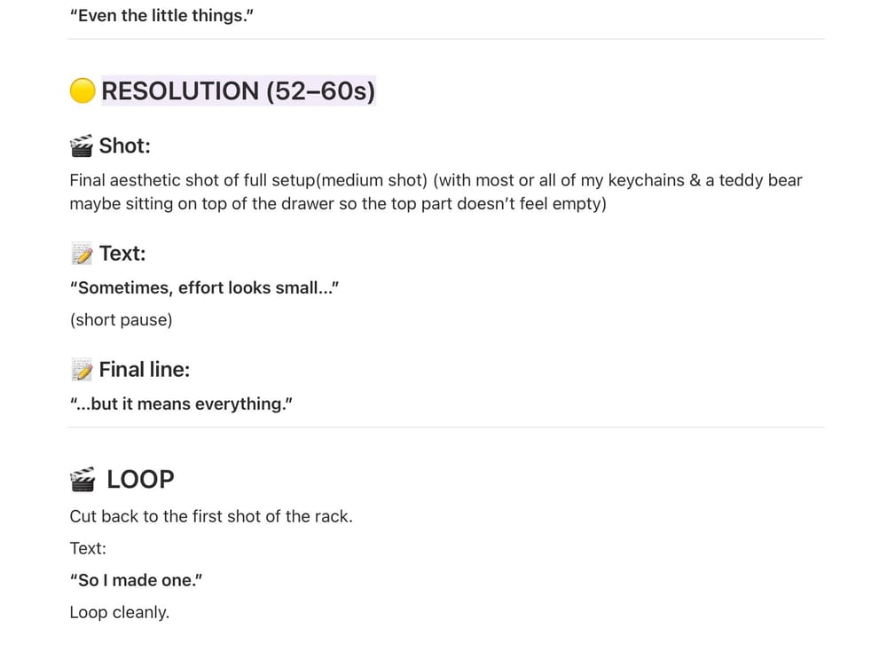Script for insta/tiktok short - image 6 - student project