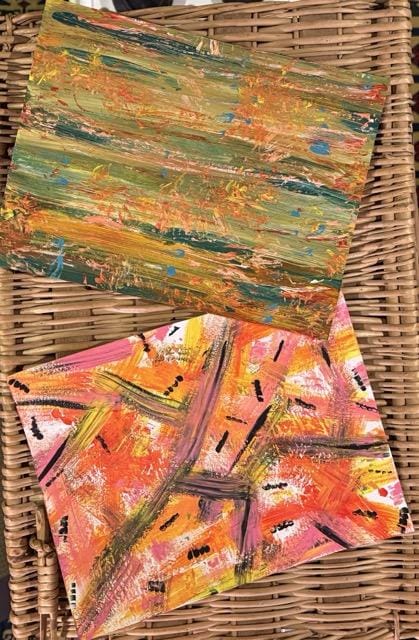 Repurposed Paint/New Collage Paper - image 4 - student project