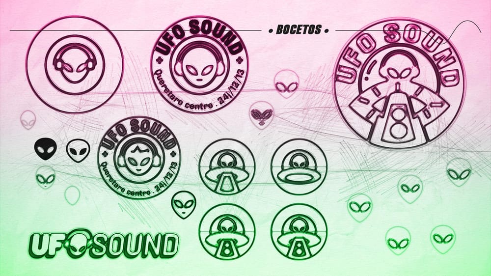 UFO Sound - Identidad gráfica - image 3 - student project
