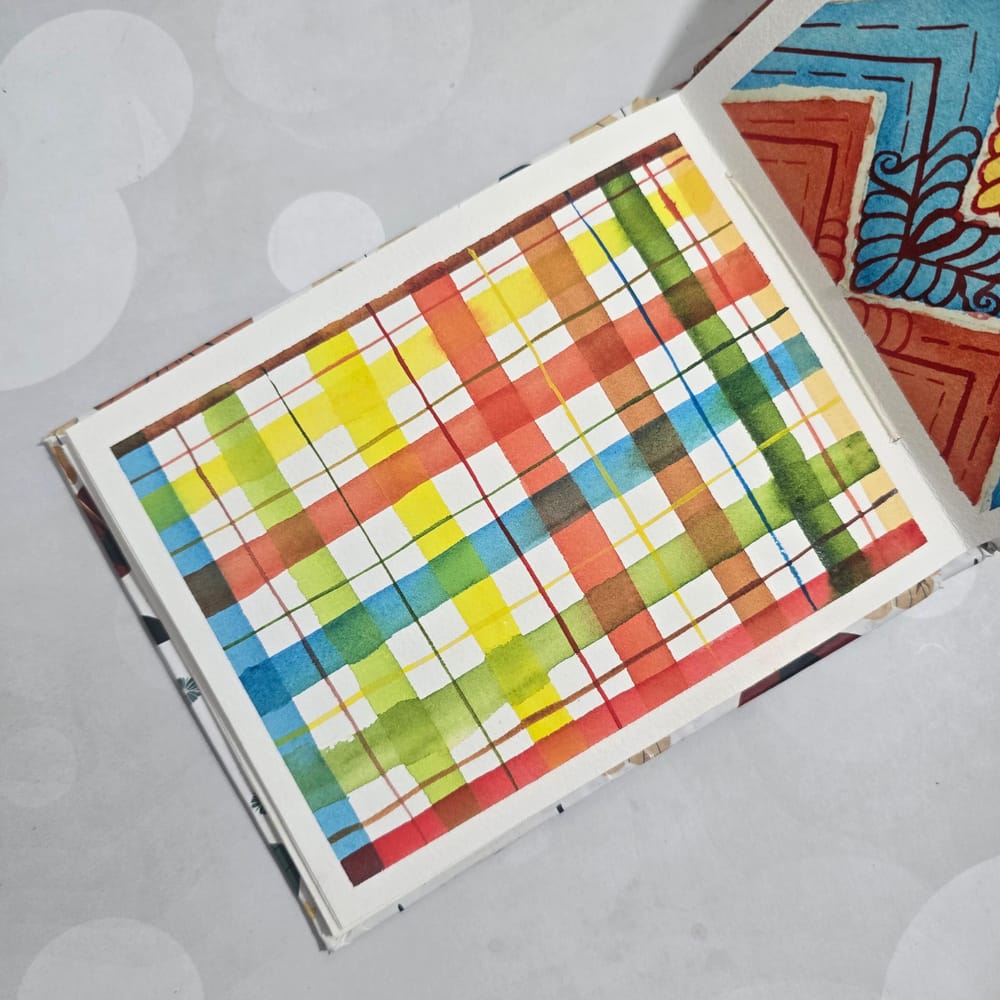 Autumn watercolor patterns - image 5 - student project