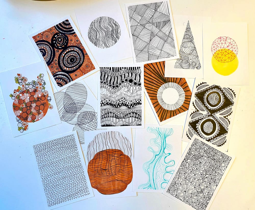 Mindful drawing - image 7 - student project