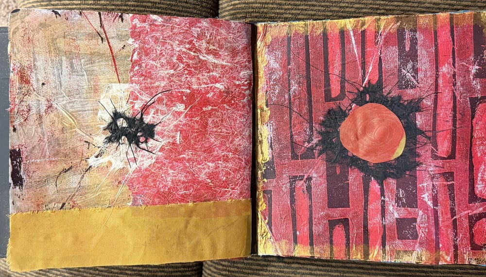100 Days of Mixed Media Class 4: Exploring Texture - image 2 - student project