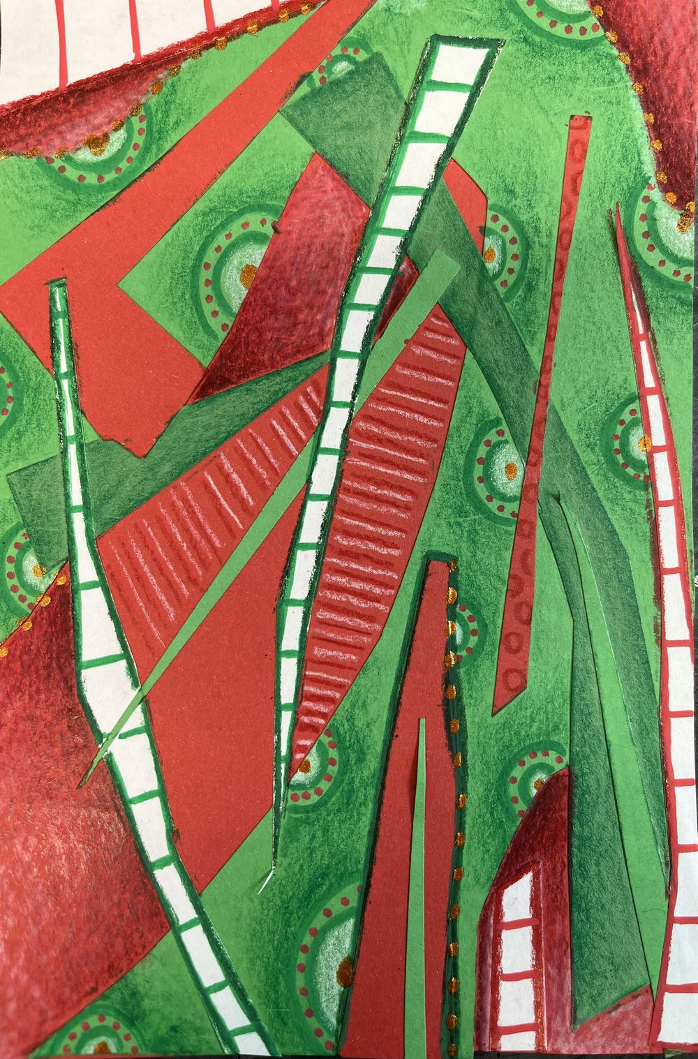 Abstract Mixed Media Collage Fun - image 2 - student project