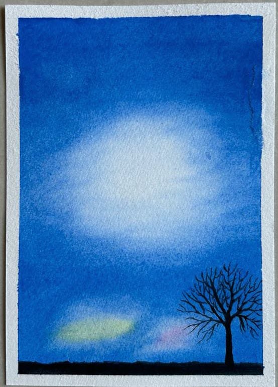 7 watercolor skies - image 5 - student project