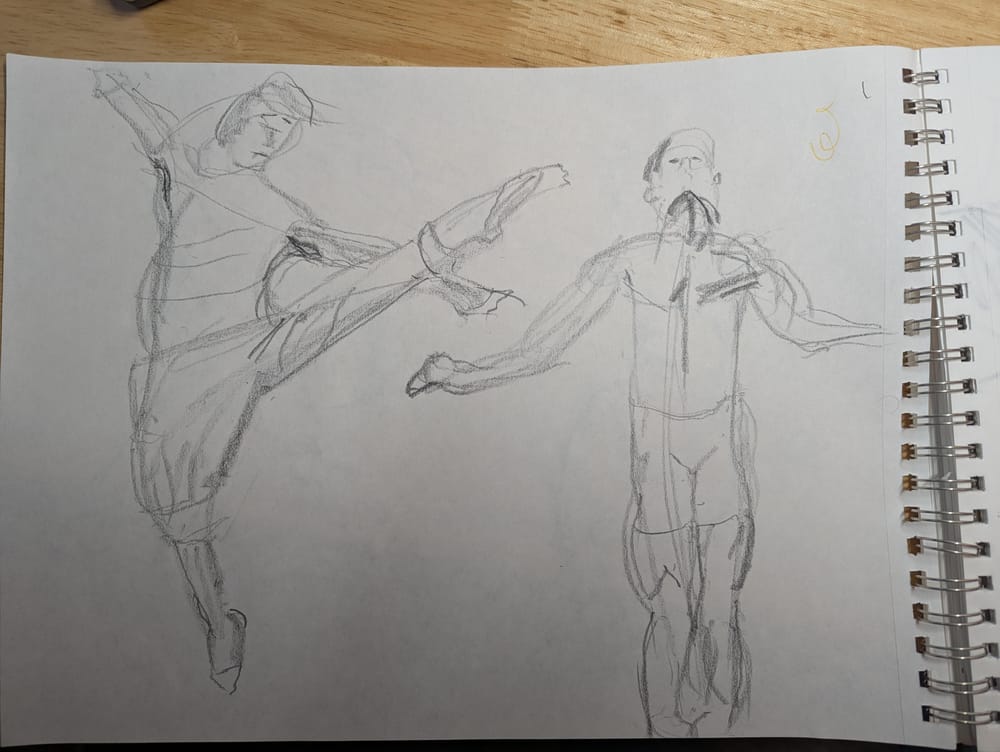 Beginning figure drawing - image 4 - student project