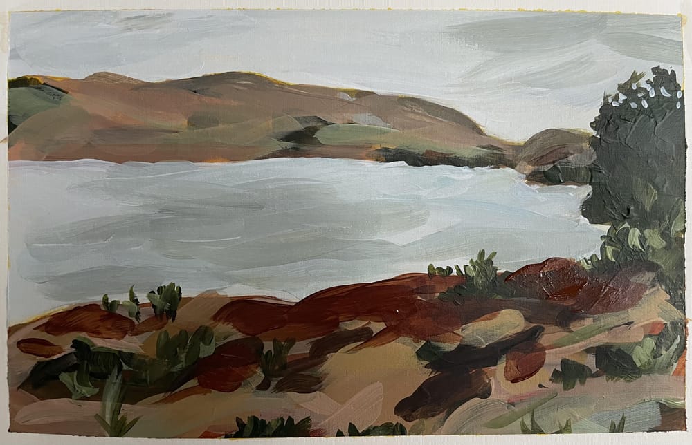 JM Acrylic Landscape Loose - image 1 - student project