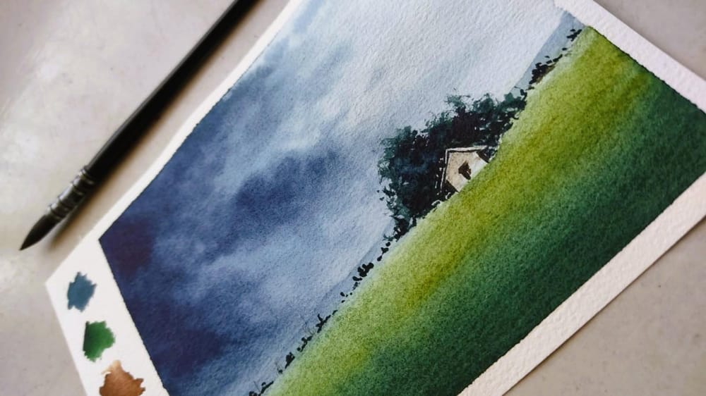 Paint Quick and Easy Mini Landscapes - image 4 - student project