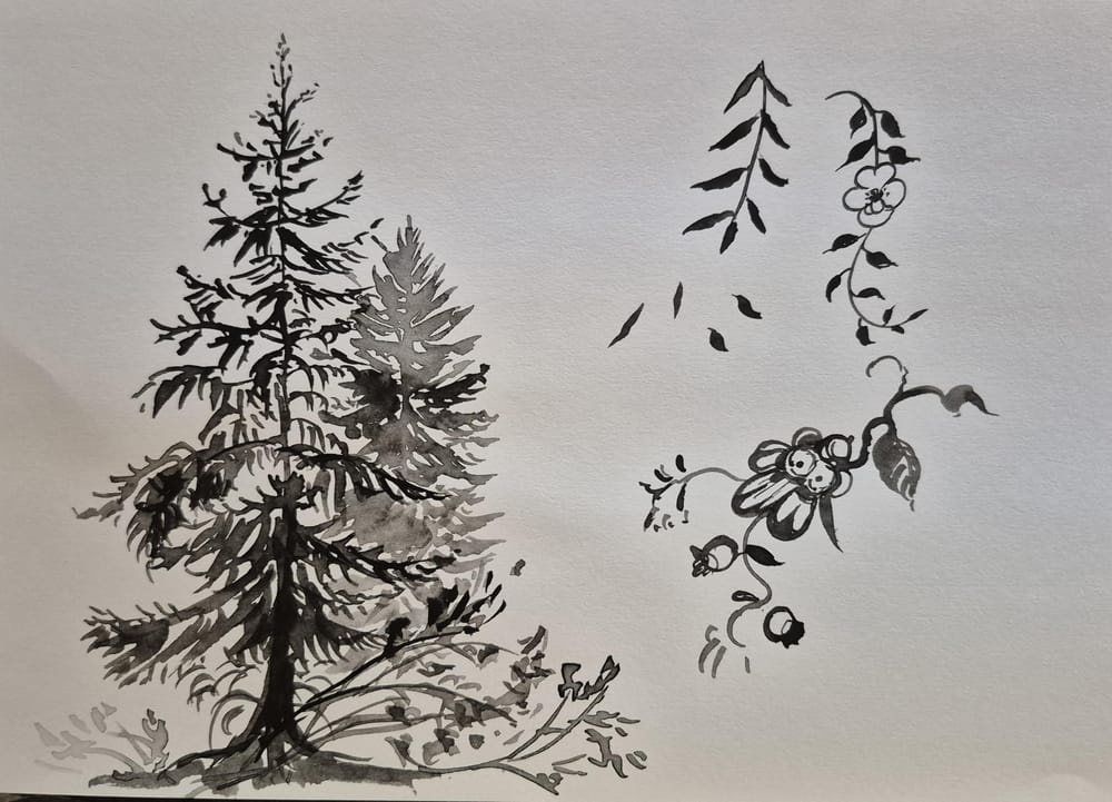 Think in INK: A 7-Day Analogue and Digital Inking Challenge - image 6 - student project
