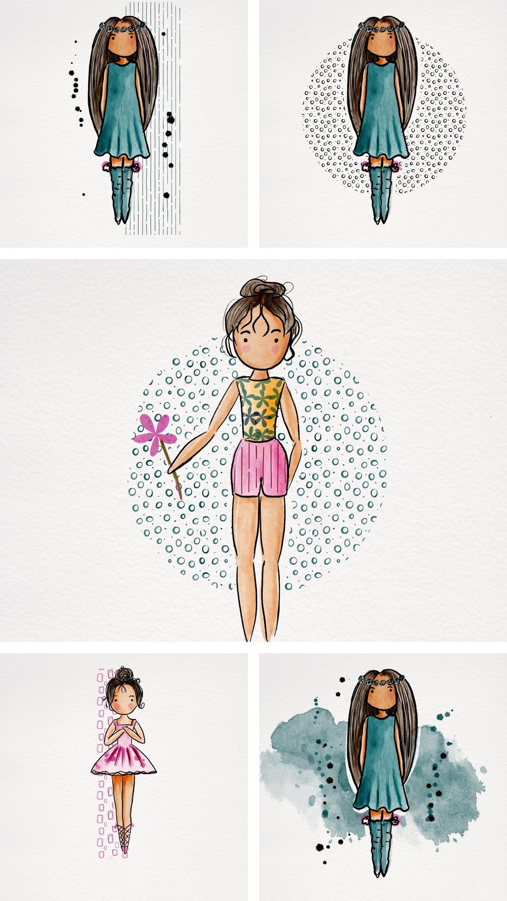 Girls in Procreate - image 2 - student project