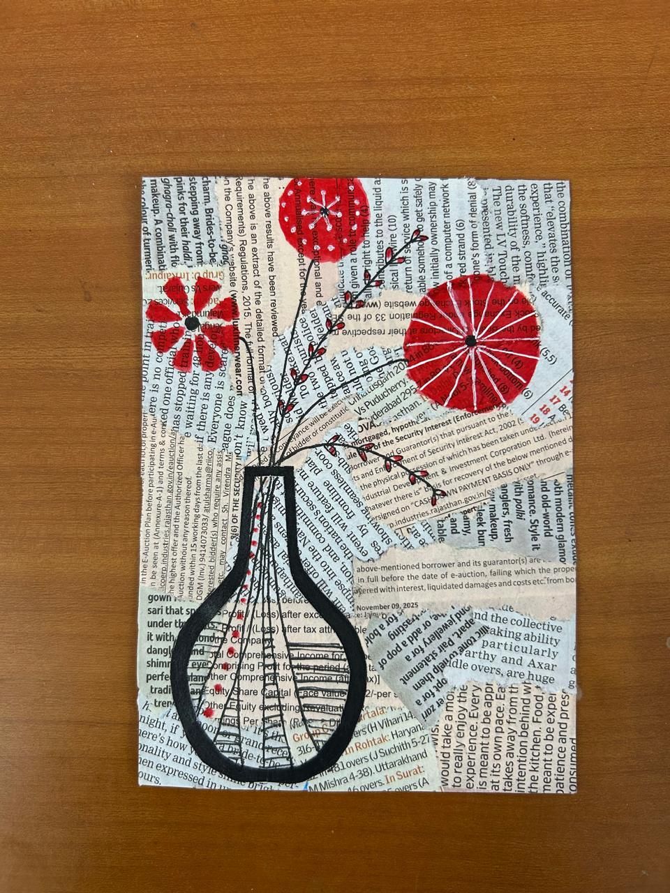 Collage postcards and sketchbook - image 3 - student project