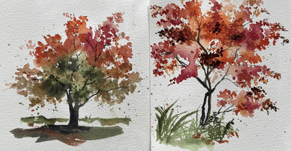 Autumn Watercolors - image 1 - student project