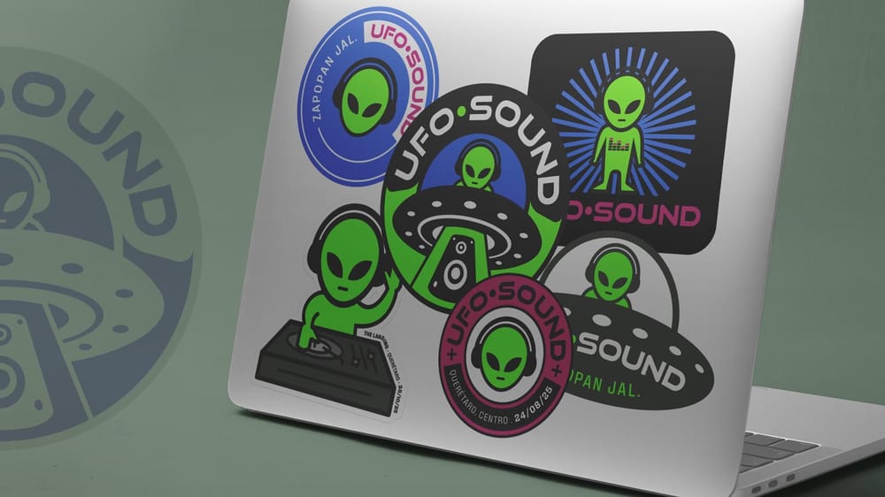 UFO Sound - Identidad gráfica - image 10 - student project