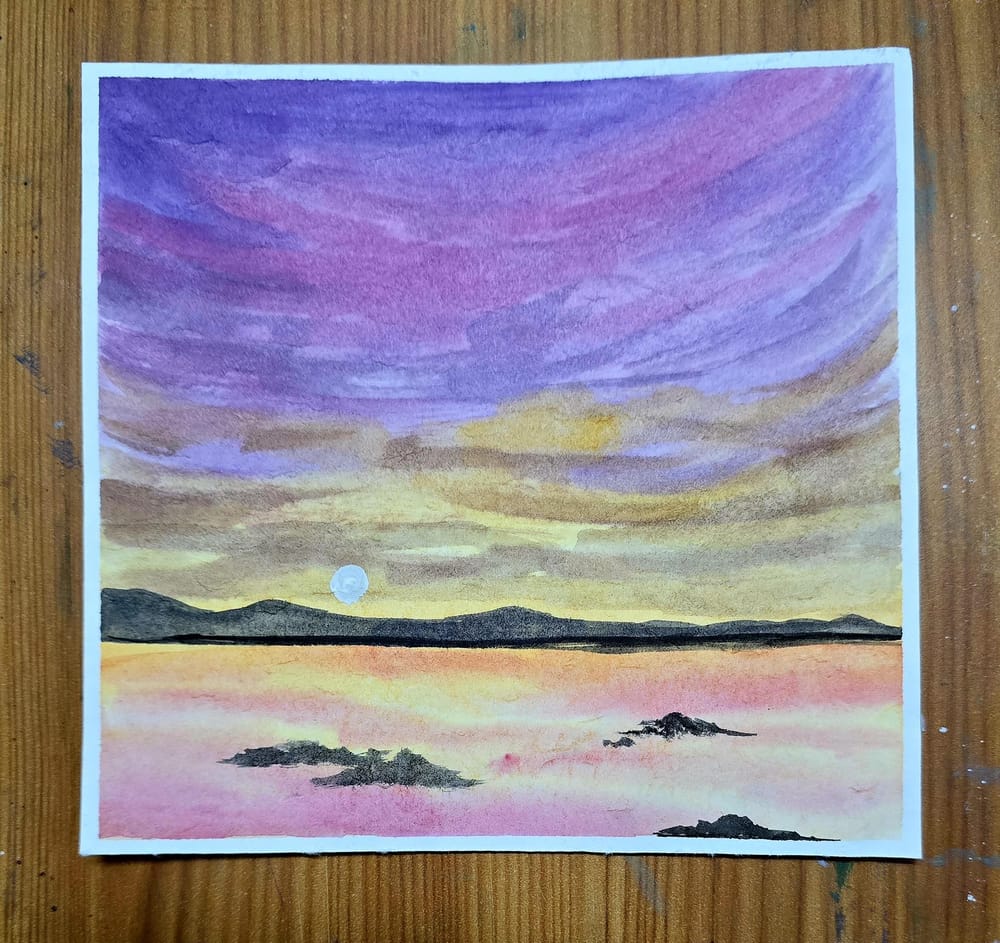 50 days of Watercolour paintings - image 50 - student project