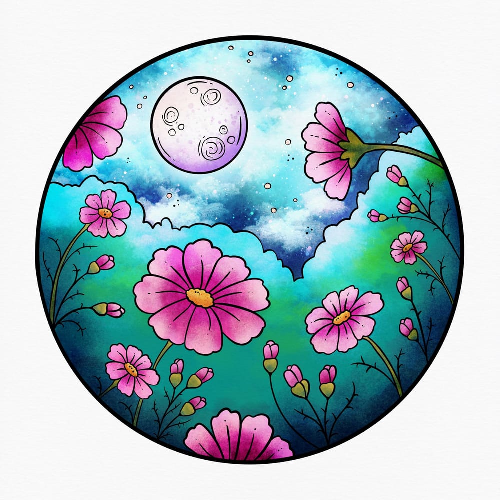 Fun with color in Procreate - image 5 - student project