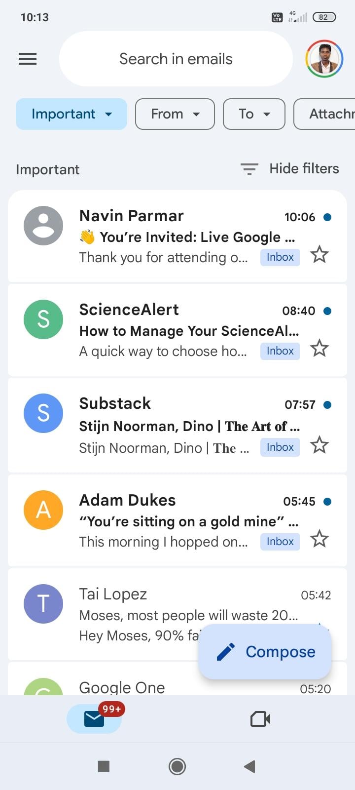 Email management - image 4 - student project