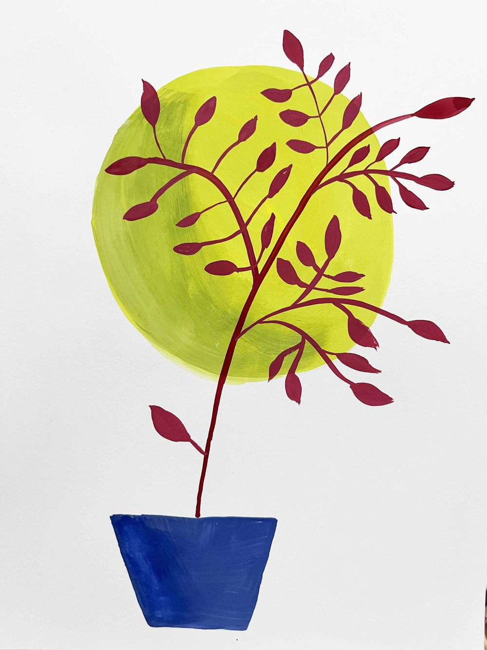 Plant and green moon - image 1 - student project