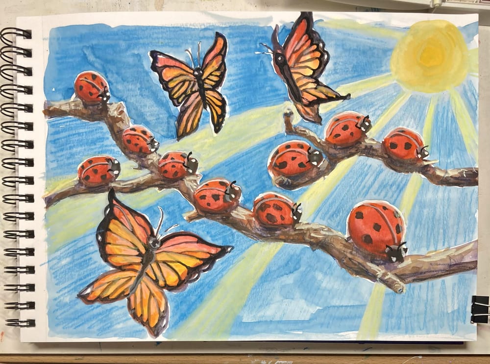 Paint First Sketchbook Play - image 1 - student project