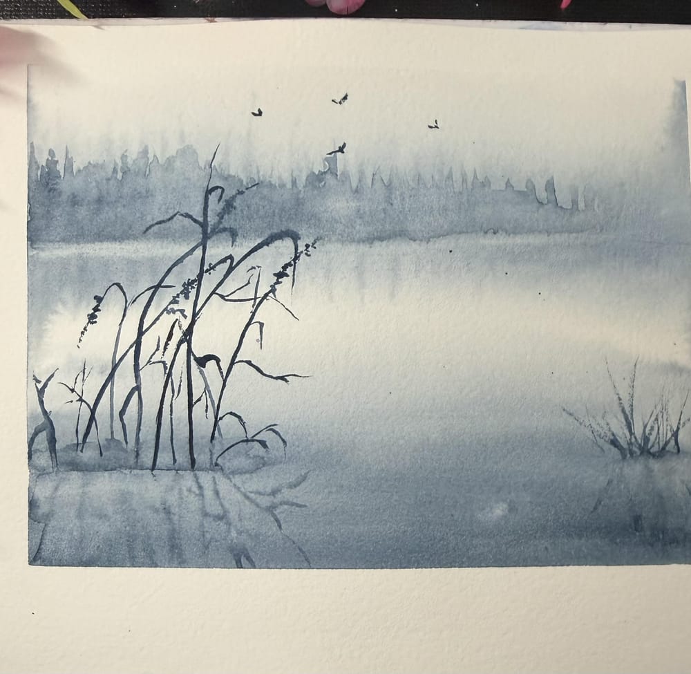 Meditative Watercolor - image 6 - student project