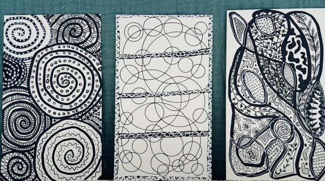 Black & White Sketchbook Pages - image 1 - student project