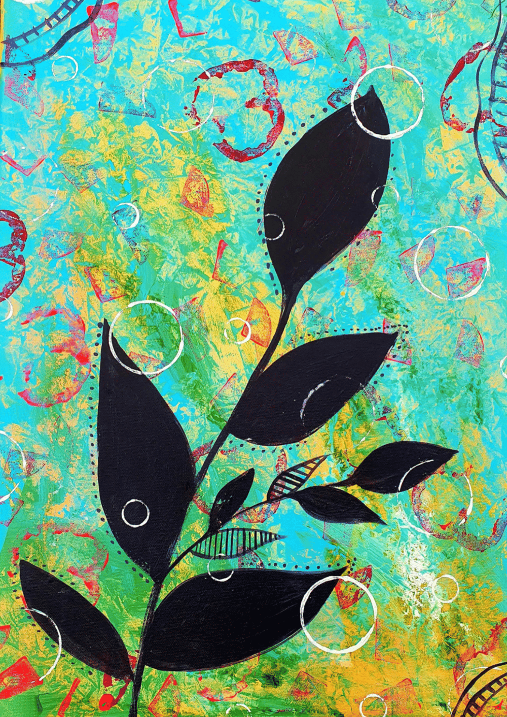 Meditative Approach to Acrylic Painting - image 1 - student project