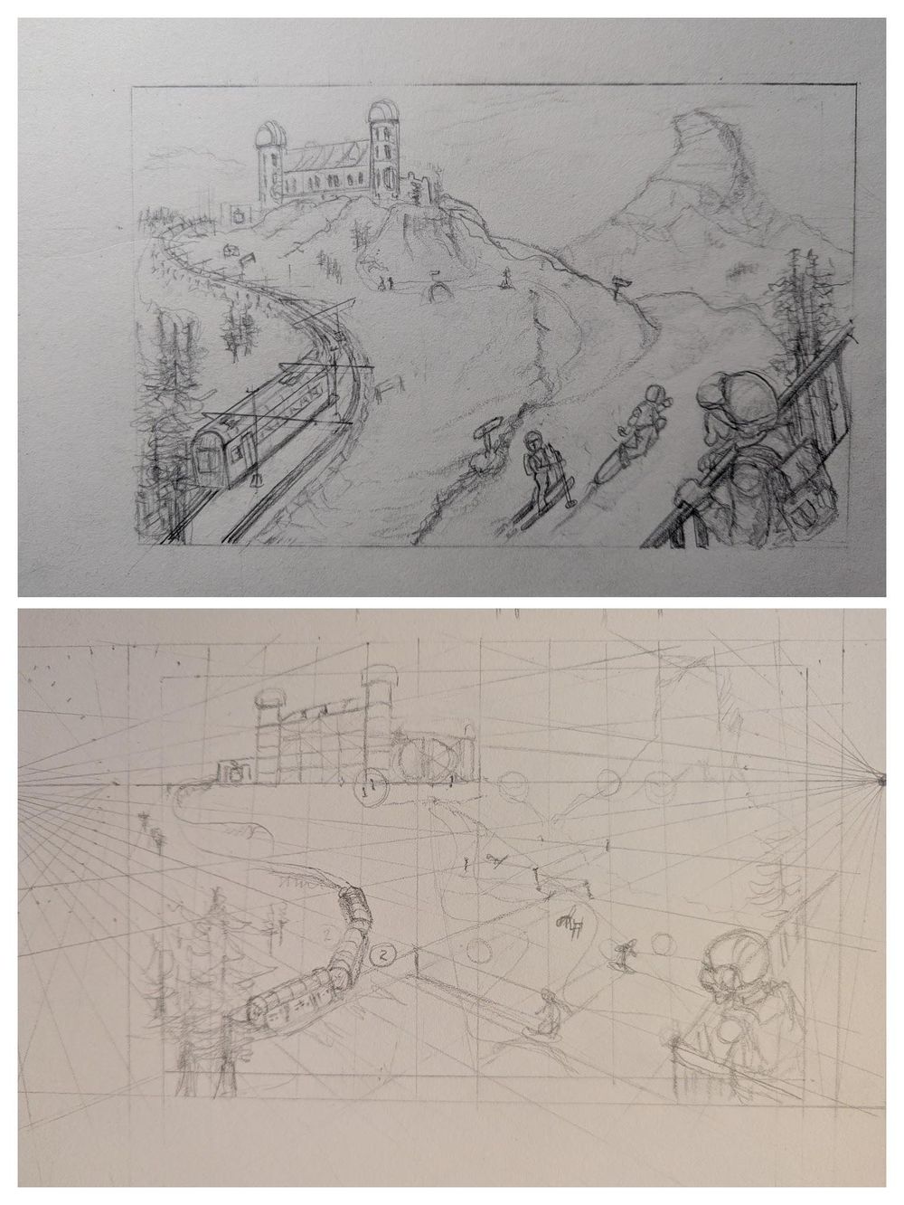 3- 2- 1- Point Perspective Drawing - image 2 - student project