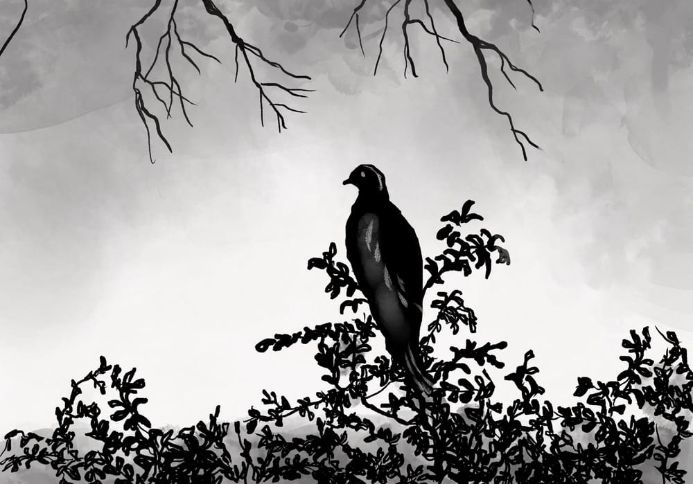 Inky landscapes - image 1 - student project