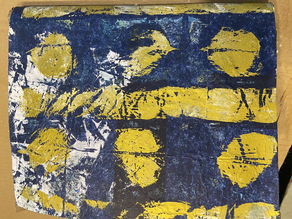 Gelli Printing and mark making - image 8 - student project