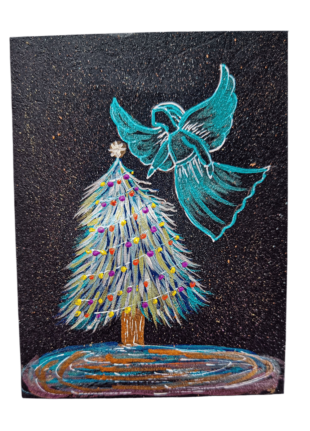 Shimmery Holiday Cards - image 2 - student project