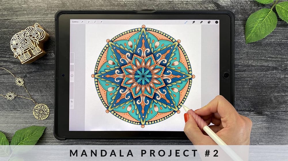 Mindful Mandalas in Procreate - image 3 - student project