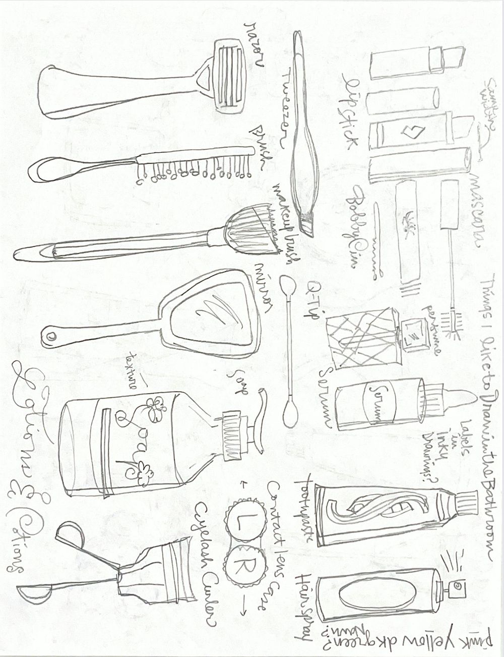 Things in the Bathroom I Like to Draw - image 2 - student project