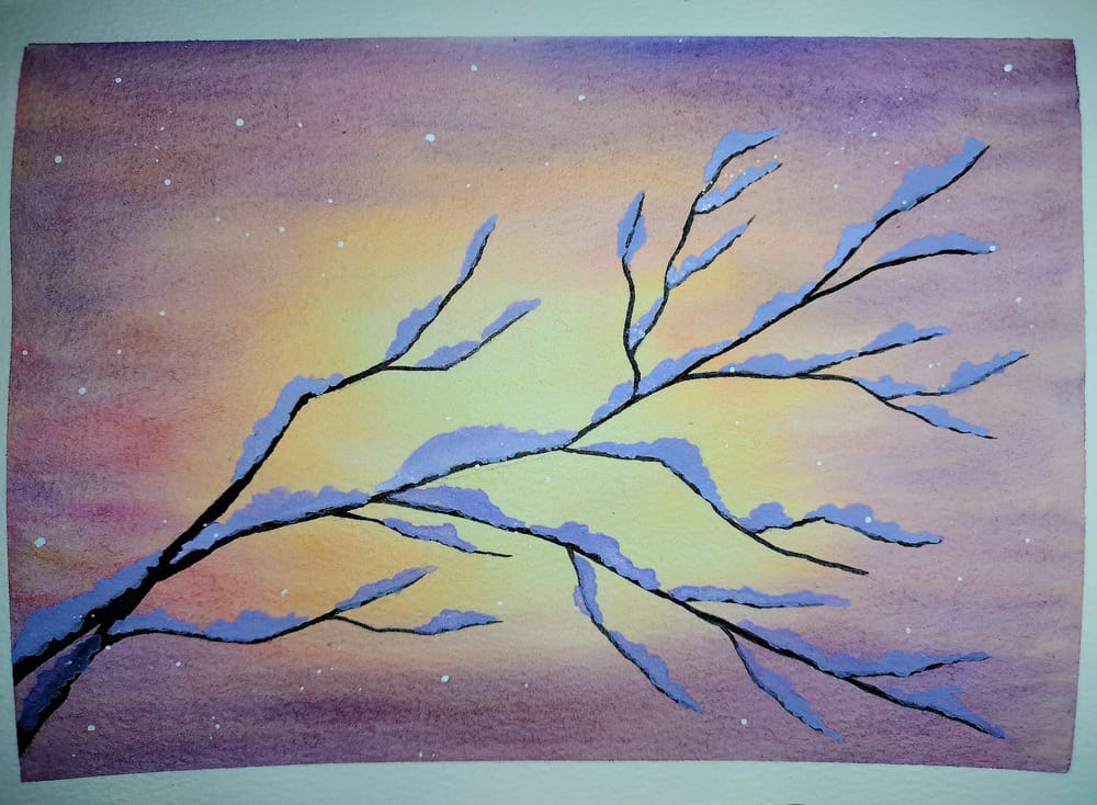 Day 1-10 Therapudic Winter Landscapes - image 2 - student project