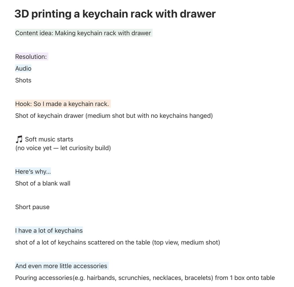 Script for insta/tiktok short - image 1 - student project