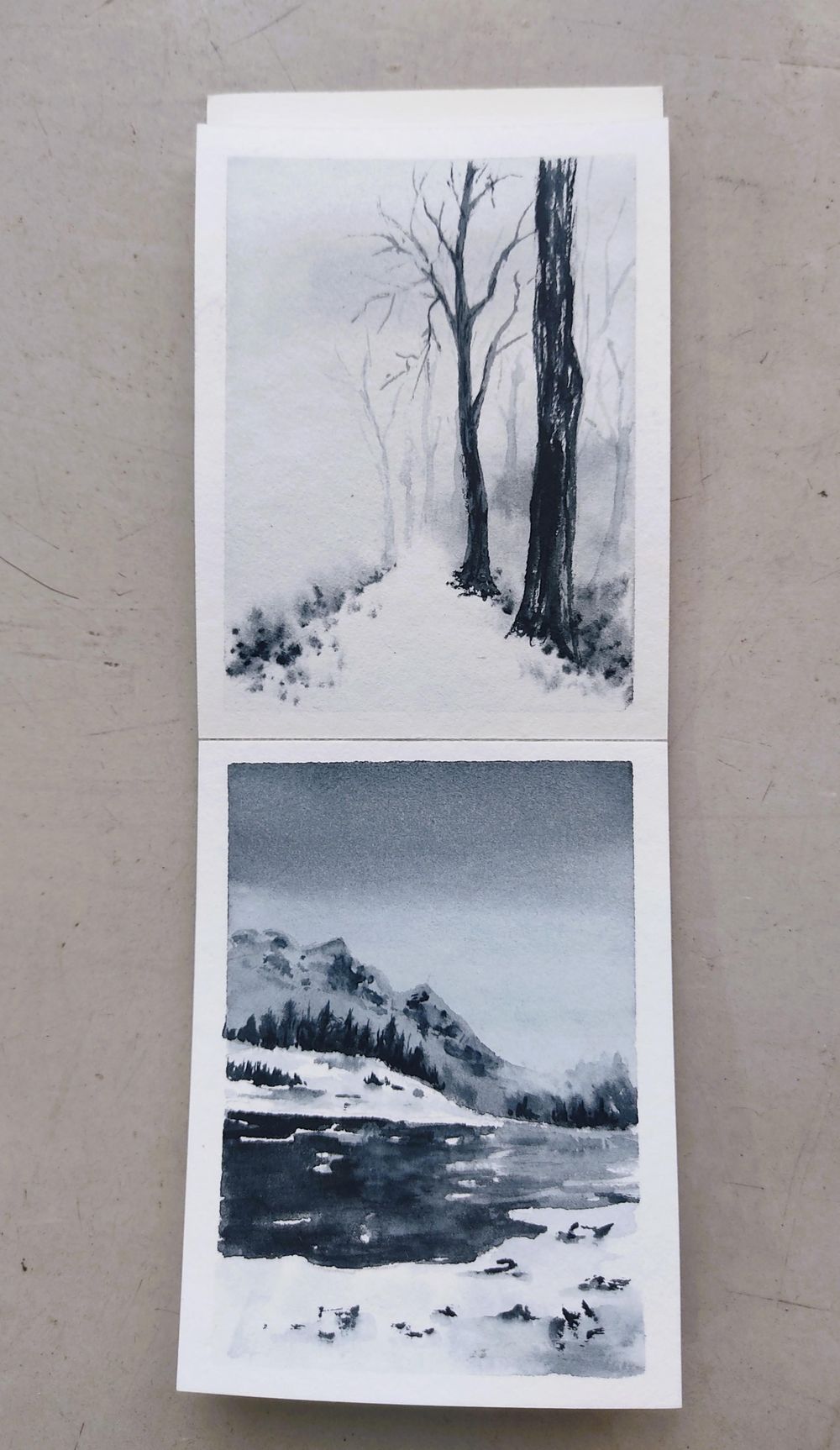 Monochrome watercolor challenge - image 5 - student project