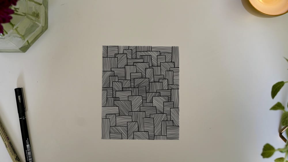 Daily Meditative Art Practice: Pen, Paper & Pattern || - image 3 - student project