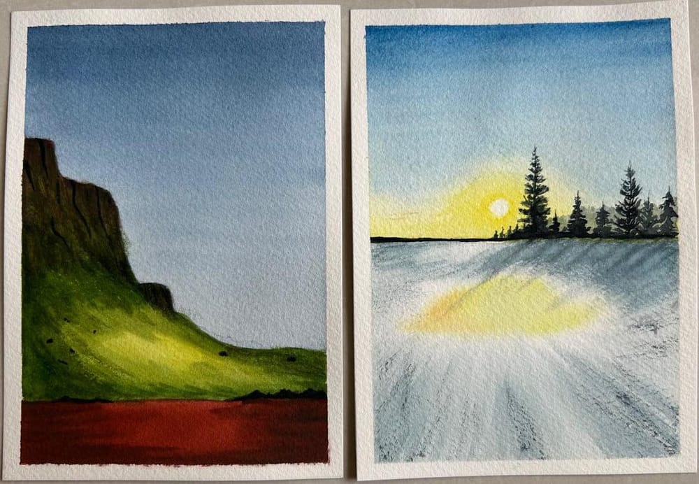 50 days of watercolor (completed) - image 7 - student project