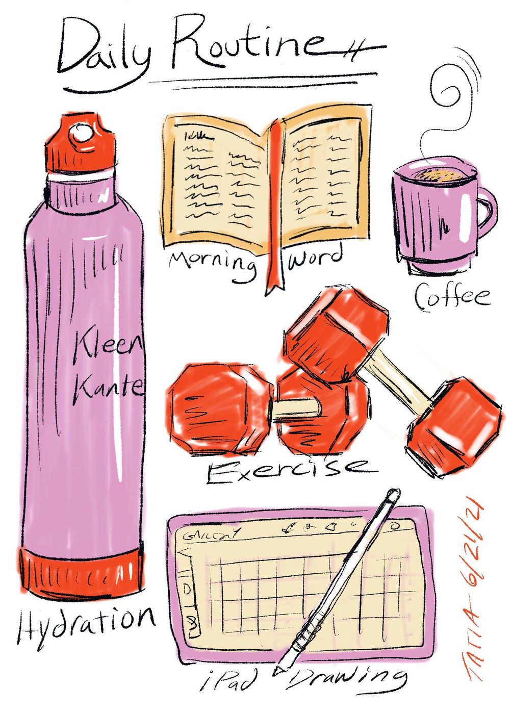 14 days Illustrated Journal- Tatia - image 9 - student project
