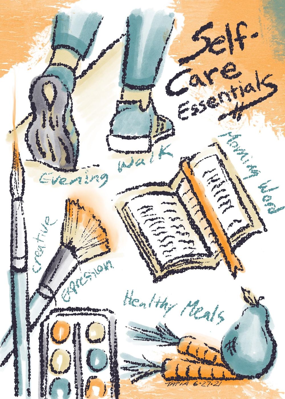 14 days Illustrated Journal- Tatia - image 6 - student project