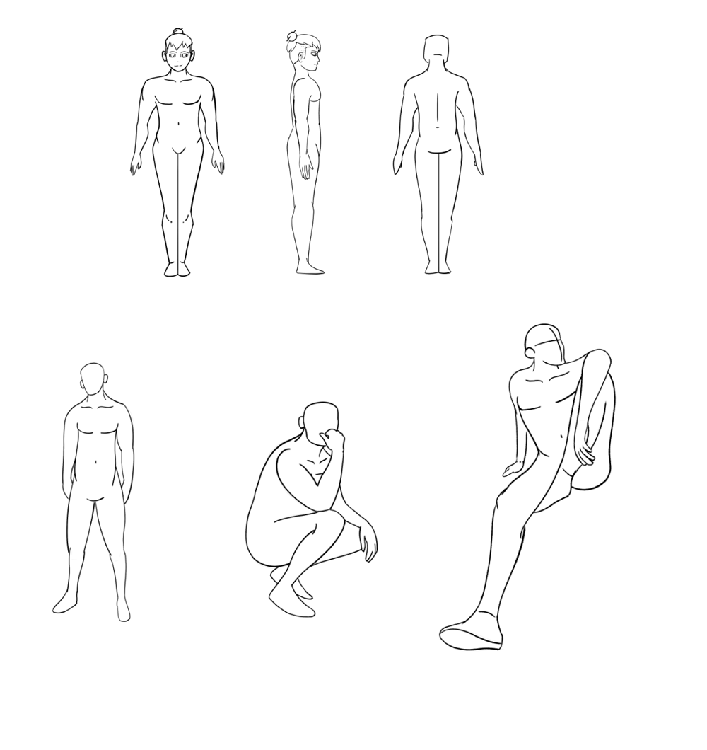 Male Body Exercises - image 2 - student project