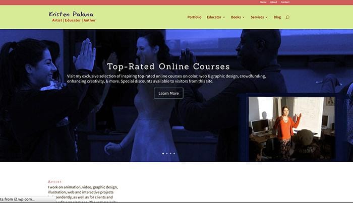 Sample Project: My Online Portfolio and Filmfreeway Filmmaker Page - image 1 - student project