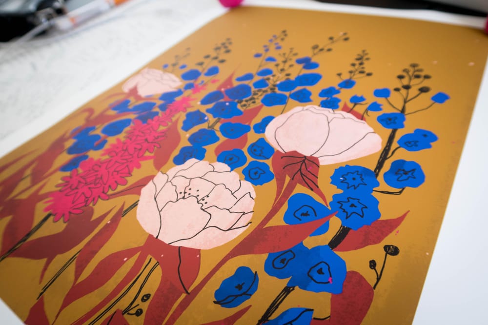 Floral Art Prints (HolycrapIlovethem) - image 3 - student project