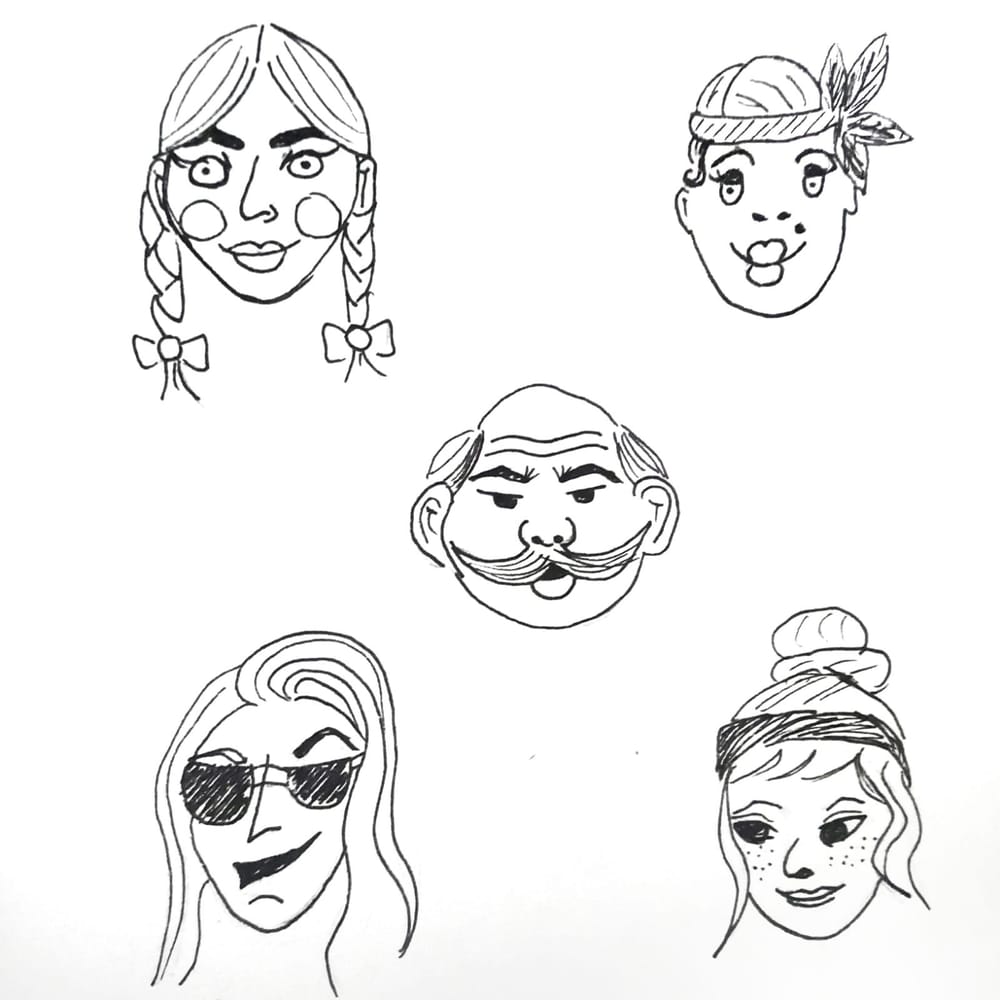 Fun with Faces - image 2 - student project