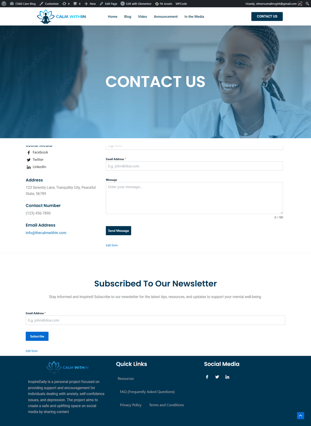 MY FIRST BLOG PAGE (https://calmwithin. site/) - image 6 - student project