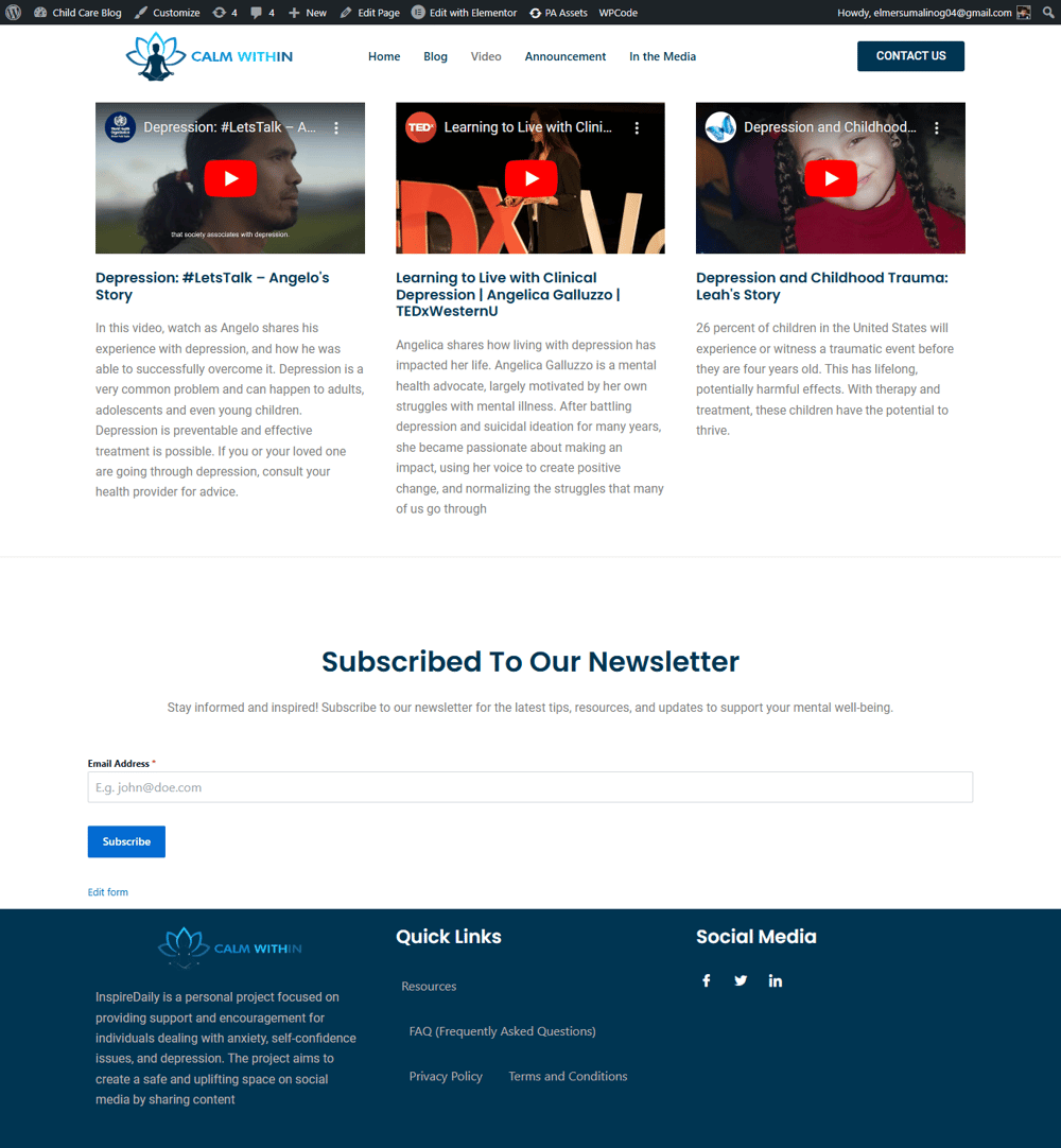 MY FIRST BLOG PAGE (https://calmwithin. site/) - image 3 - student project