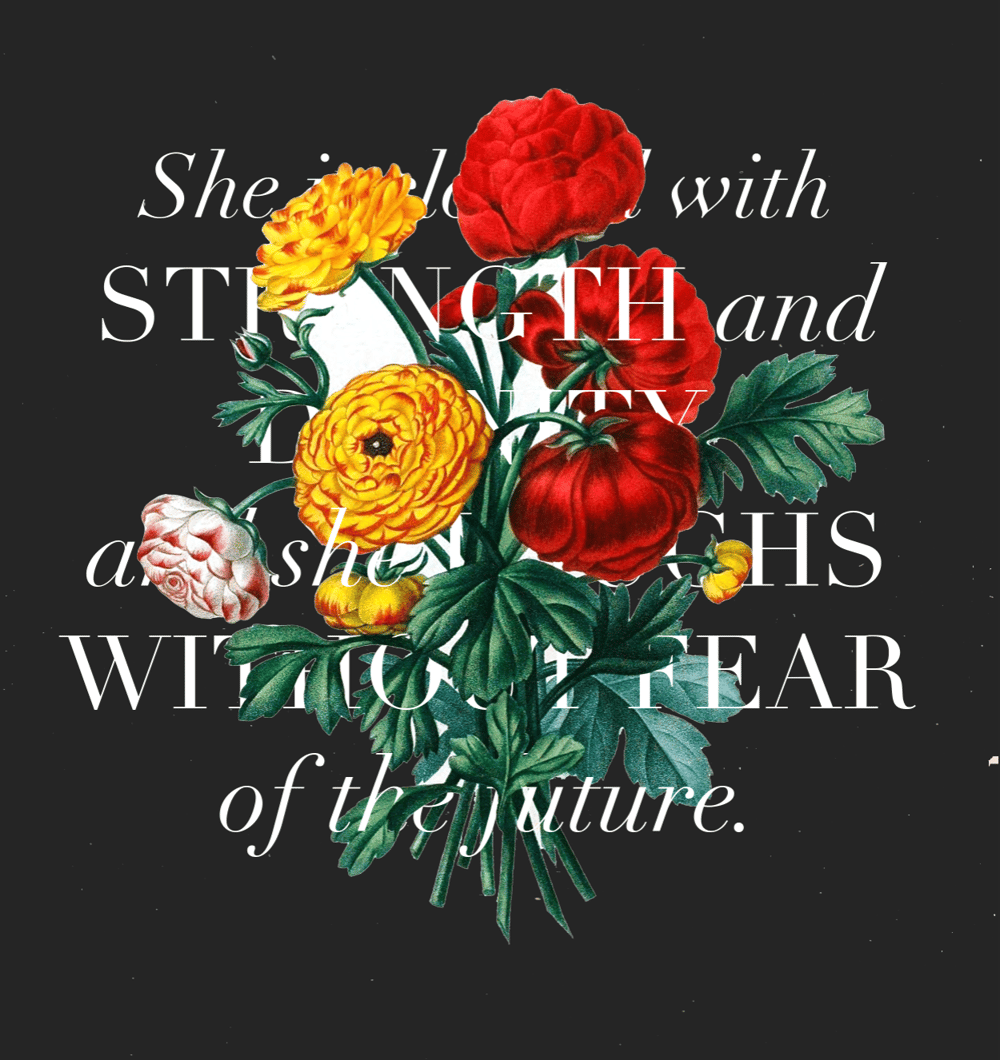 Proverbs 31:25 - image 2 - student project