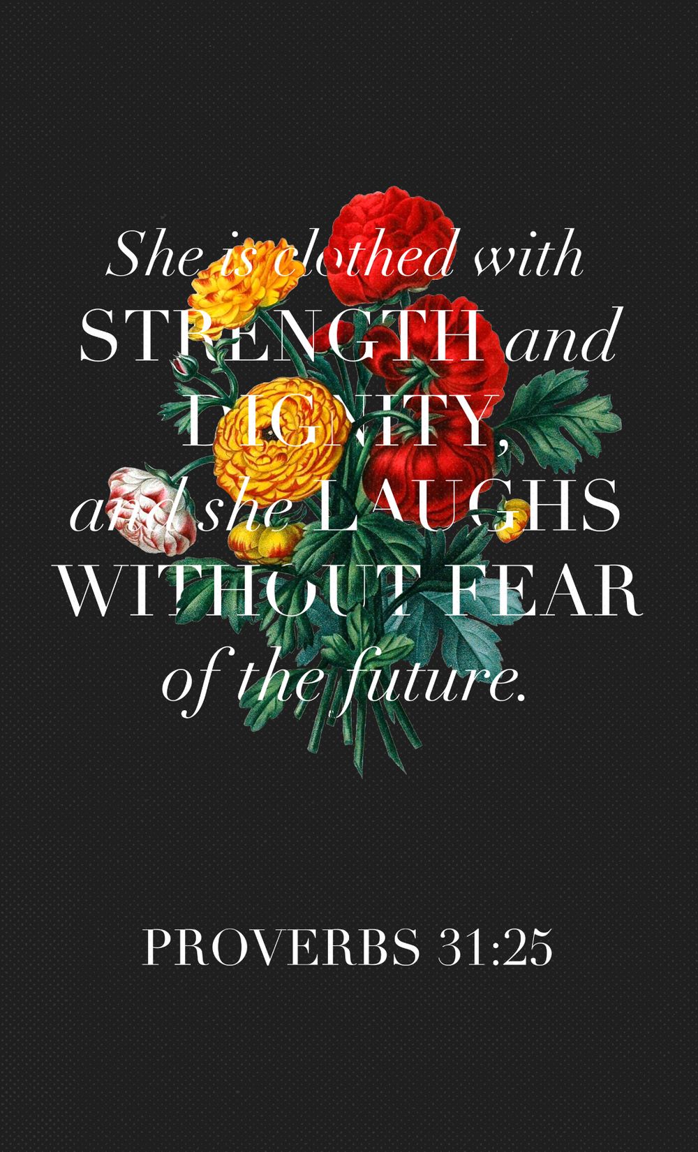 Proverbs 31:25 - image 3 - student project